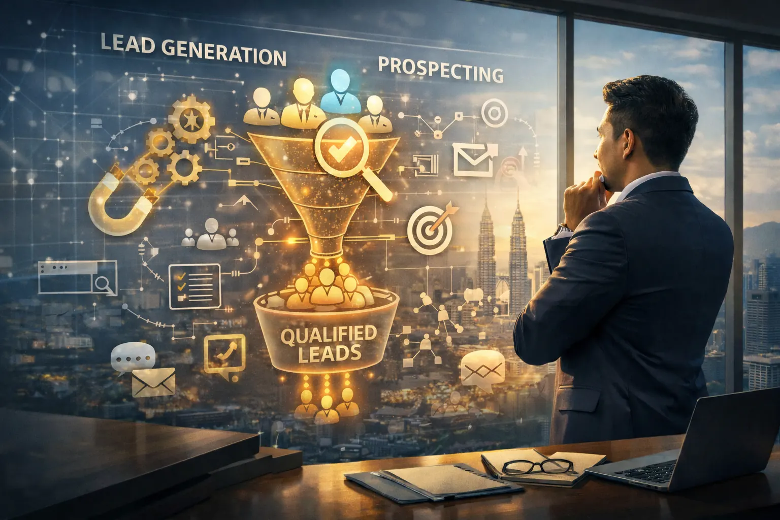 Prospecting - Lead generation visual